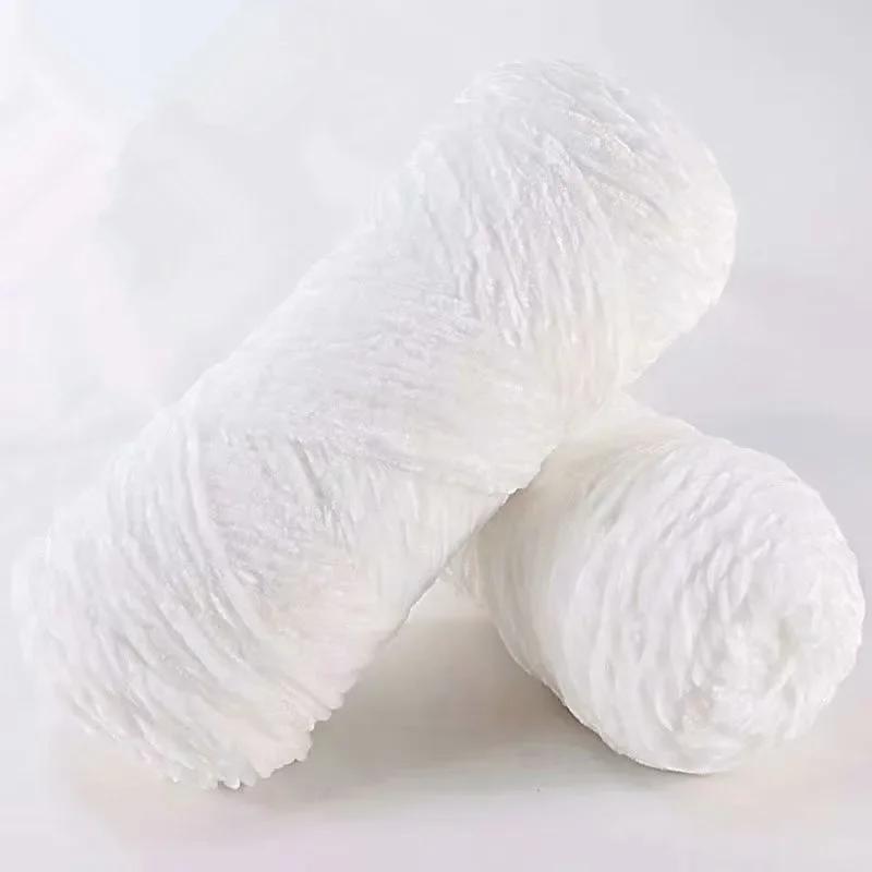 

6pcs 600g Chenille Yarn Washable & Ultra Durable Crochet Velvet Yarn Resilient Yarn for Cushions Bags Knitting Projects DIY Craft Supplies