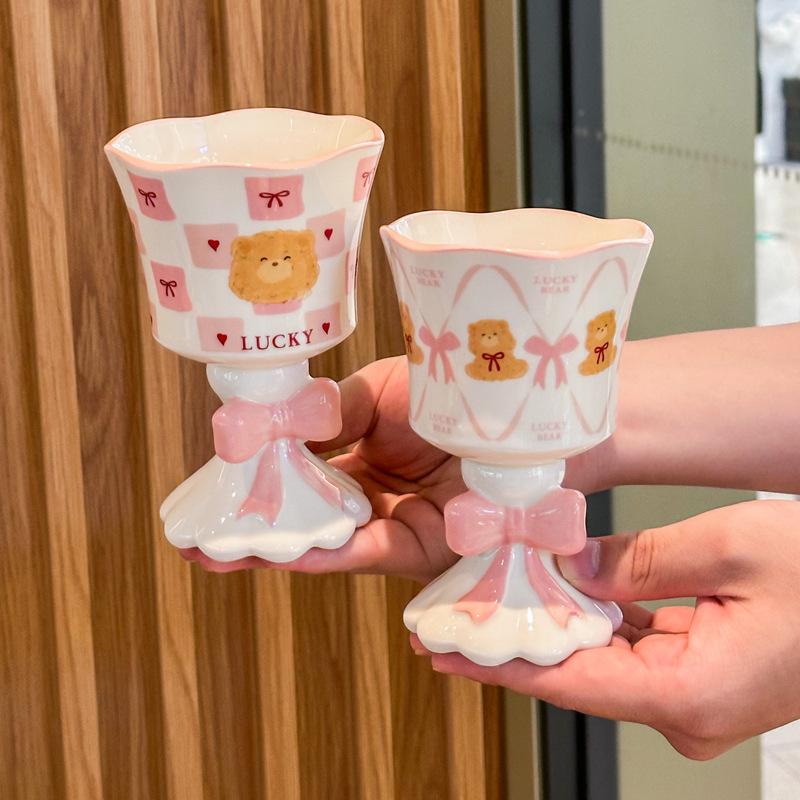 Give Your Best Friend a Birthday Gift, Cute and High-value Bear Cup, Soft and Cute Ceramic Mug, and Female Souvenir Gift Box.