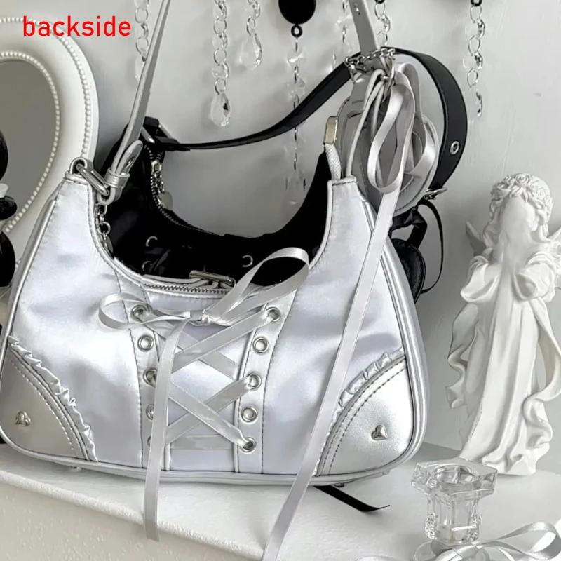 Sweet Lolita JK Style Transparent Ita Bag Clear Crossbody Shoulder Purse Elegant Kawaii Fashion Handbag For Women