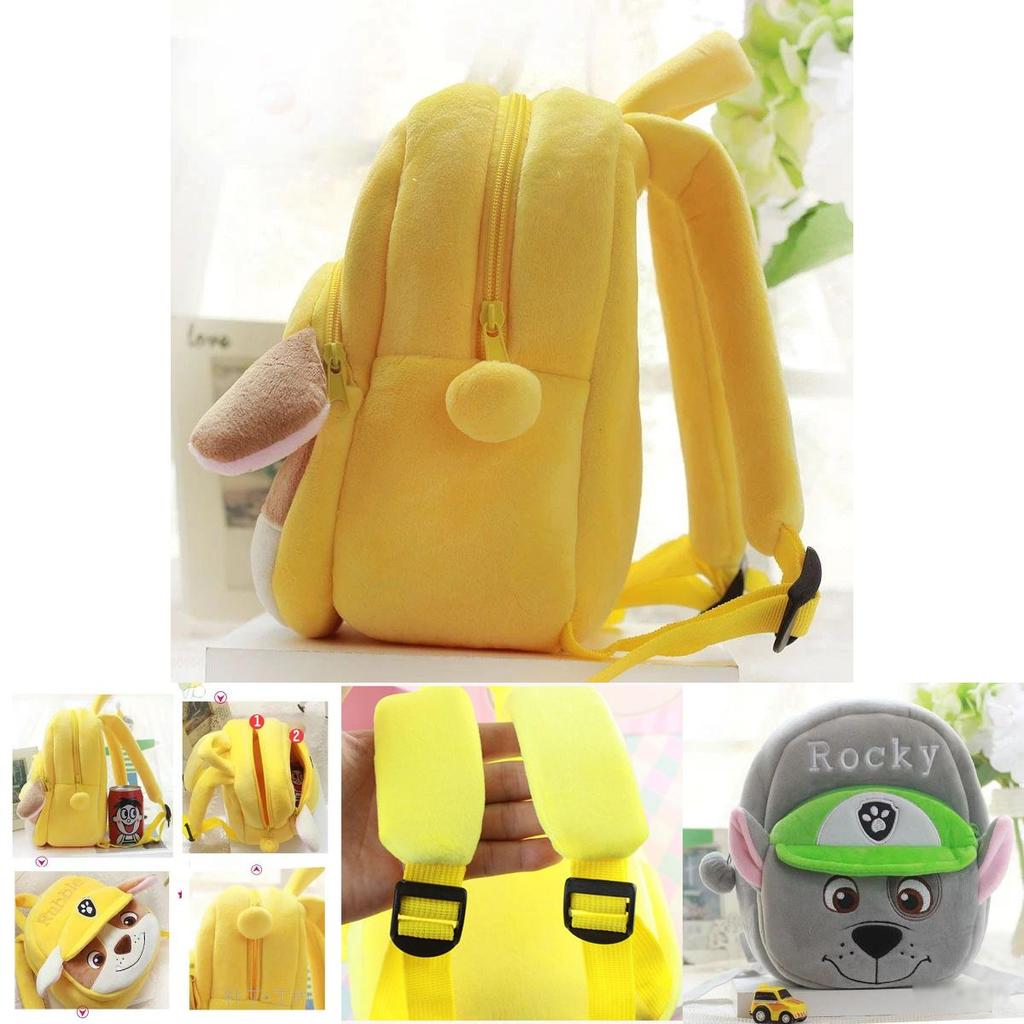 Paw Patrol Plush Backpack Soft Shoulder Bag For Kids Children Schoolbag Gift