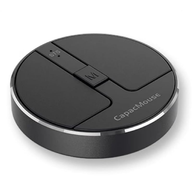 

Gloture [CapacMouse] Ultra small wireless mouse capak mouse Wireless connection (Bluetooth 5.2 / 2.4G receiver )Wired connection possible DPI