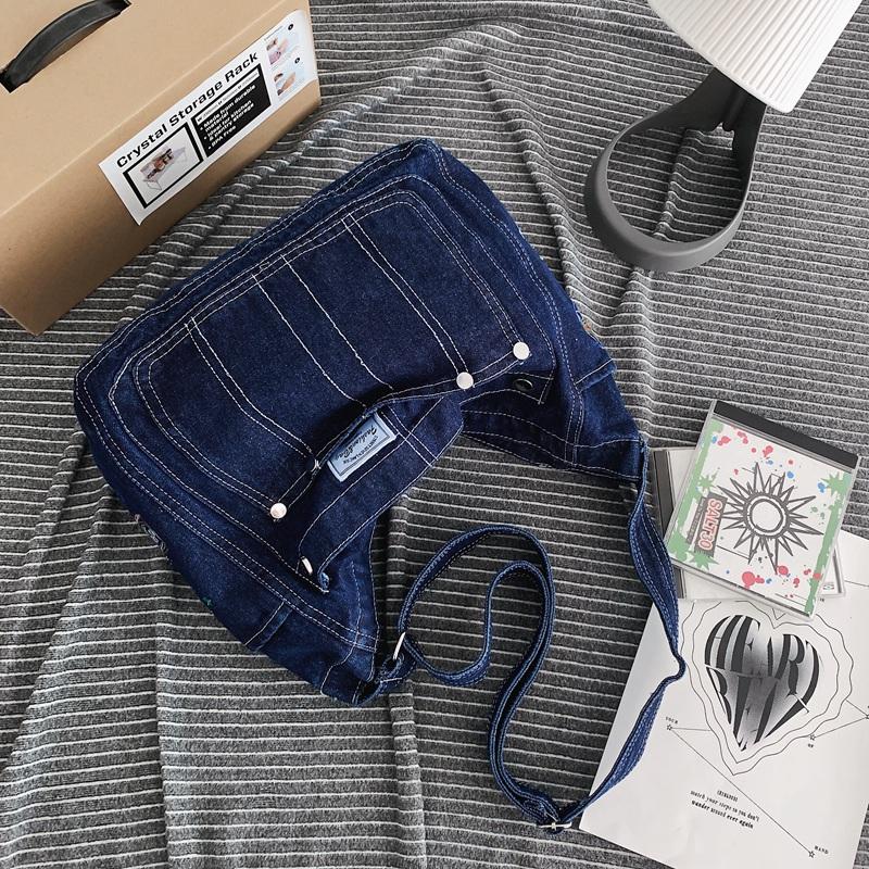 Denim Women's Bag Large Capacity Shoulder Bag Student Crossbody Bag