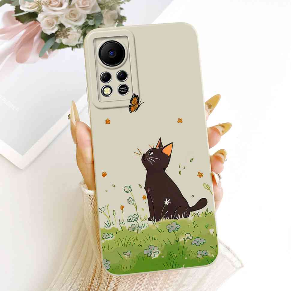 For Infinix Hot 11s NFC Case Beautiful Butterfly Flower Back Cover For Infinix Hot 11 S 11s NFC 11SNFC Protection Cases Funda