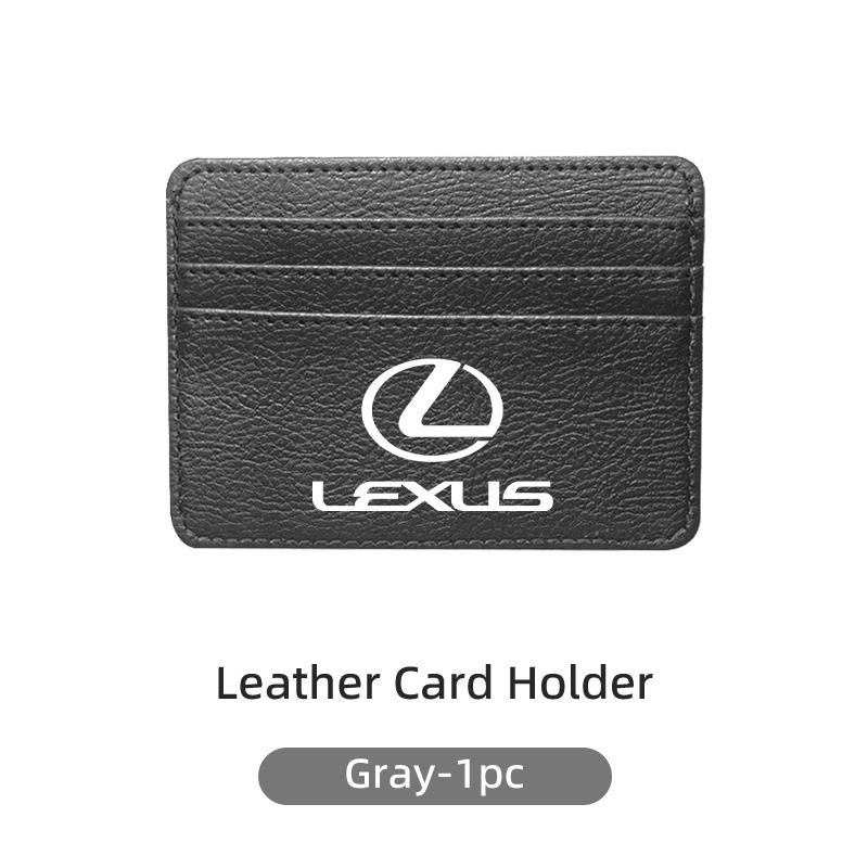 Car Styling Card Case Thin Coin Purse Driver's License Ticket Holder For Lexus UX250h RX450h CT200h RX400h NX300h RX350 RX300 GX