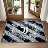 Juventus FC Design Crystal Velvet Rug Soft Decorative Mat for Bedroom Entrance