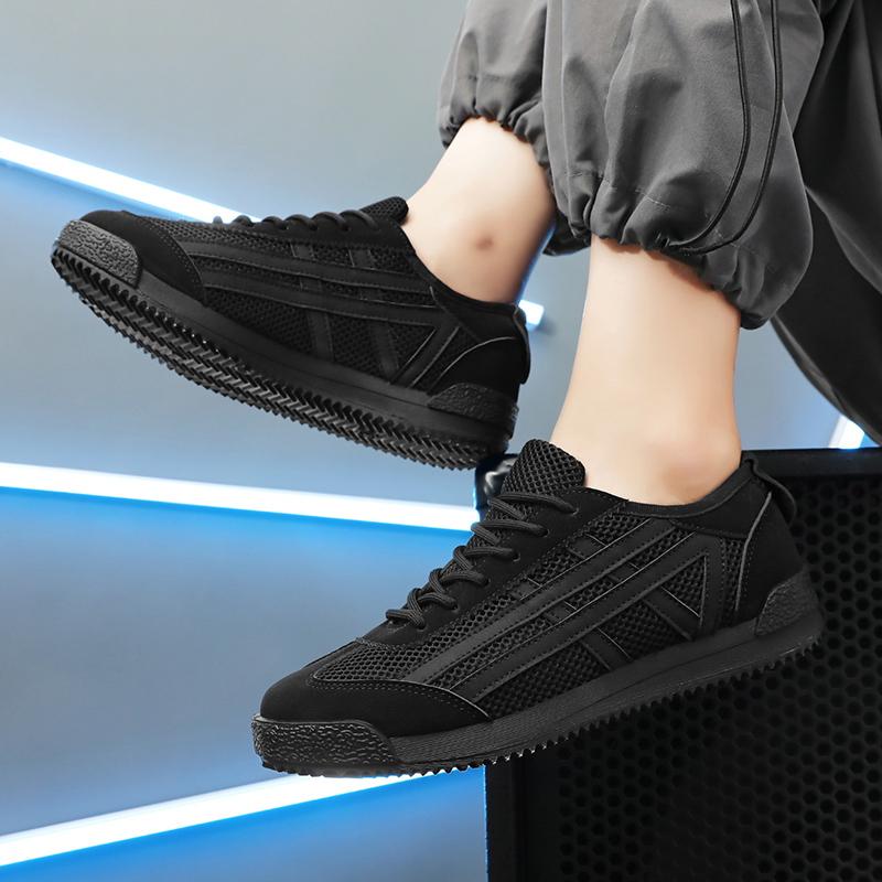 Women Summer Skateboard Shoes Breathable Men Black Running Sneakers Casual Kids Boy Girl White Sport Shoes Plus Size