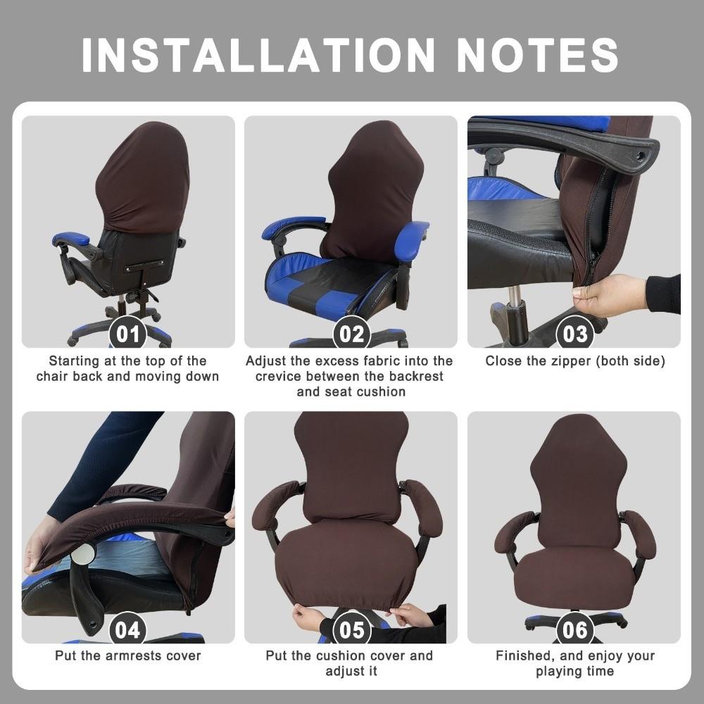 Leather Gaming Chair Cover Breathable Computer Chair Cover Electronic Sports Chair Cover
