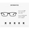Fashionable Light-color-changing Dual-purpose Reading Glasses Ultra-light Trendy Square Frame Multi-focus Reading Glasses 88