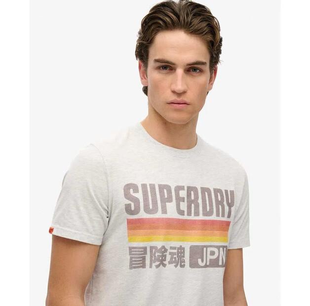 Superdry Футболка с коротким рукавом Japan Stripe Relaxed