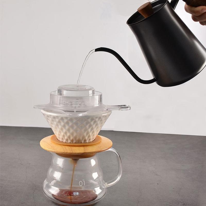 KX4B Coffee Dripper Coffee Filter Drip Shower Hand Brew Coffee Filter Drip Shower Kitchen Coffee Accessories China Mainland