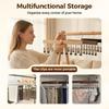 with 10 Clips Closet Organizer 360° Rotating Space Saving Clothes Hanger with 12 Clips Multifunctional Free Grip Hanging Rack