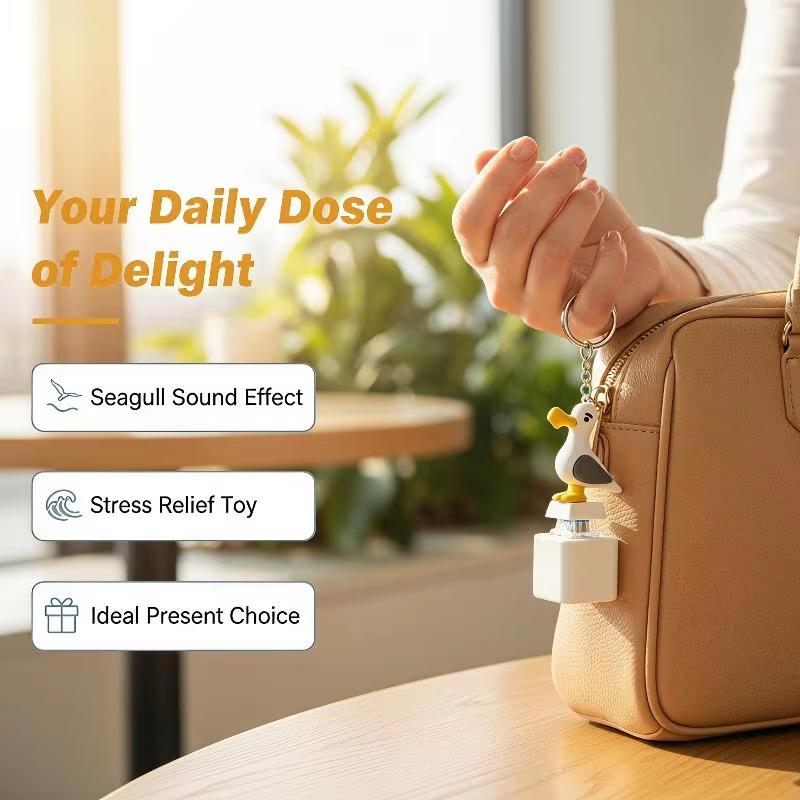 Fun Finger Button Clicker Stress Relief Toy Cute Mini Keychain Fidget Toy for Kids Party Favors Birthday Gifts