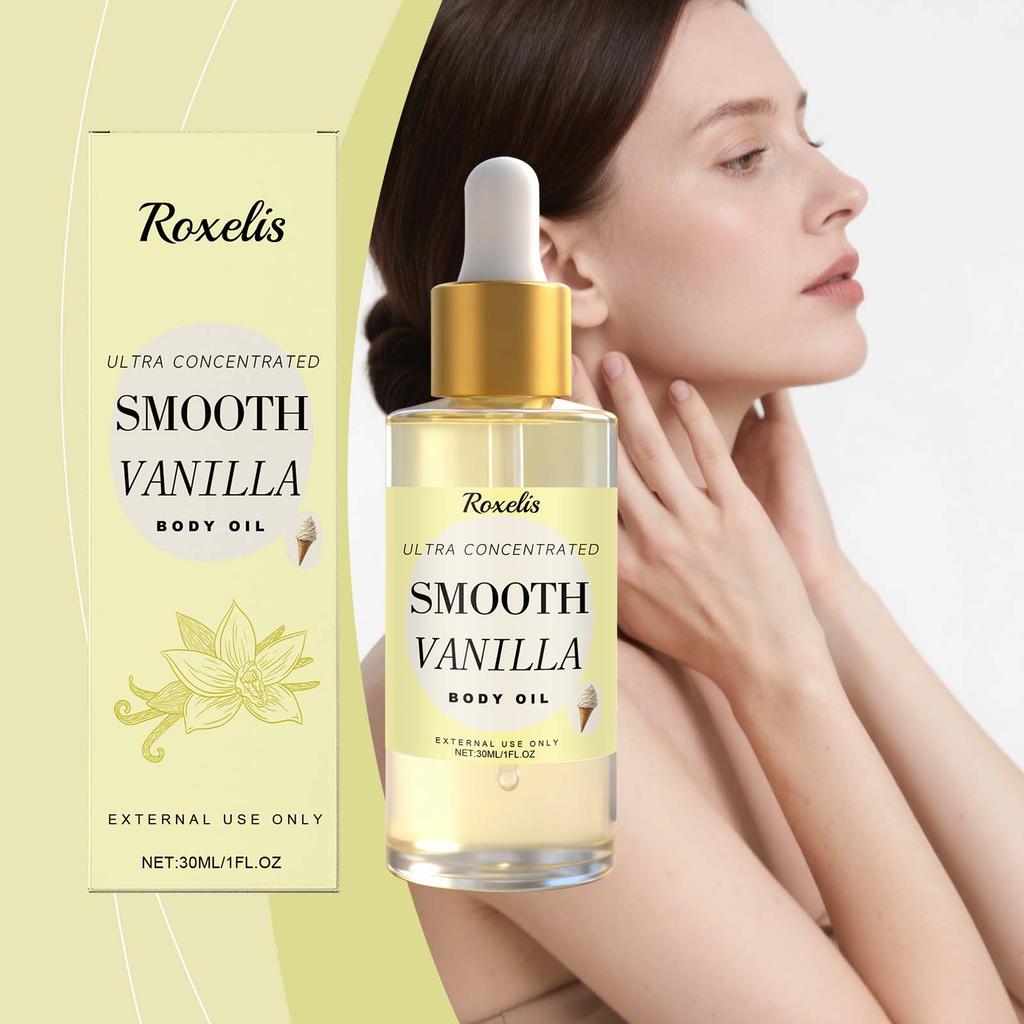 Vanilla Butter Fragrance Body Oil Nourishment Lightweight Moisturizer Leaves Skin Soft Hydrated Radiant Hot-selling Korean Brand