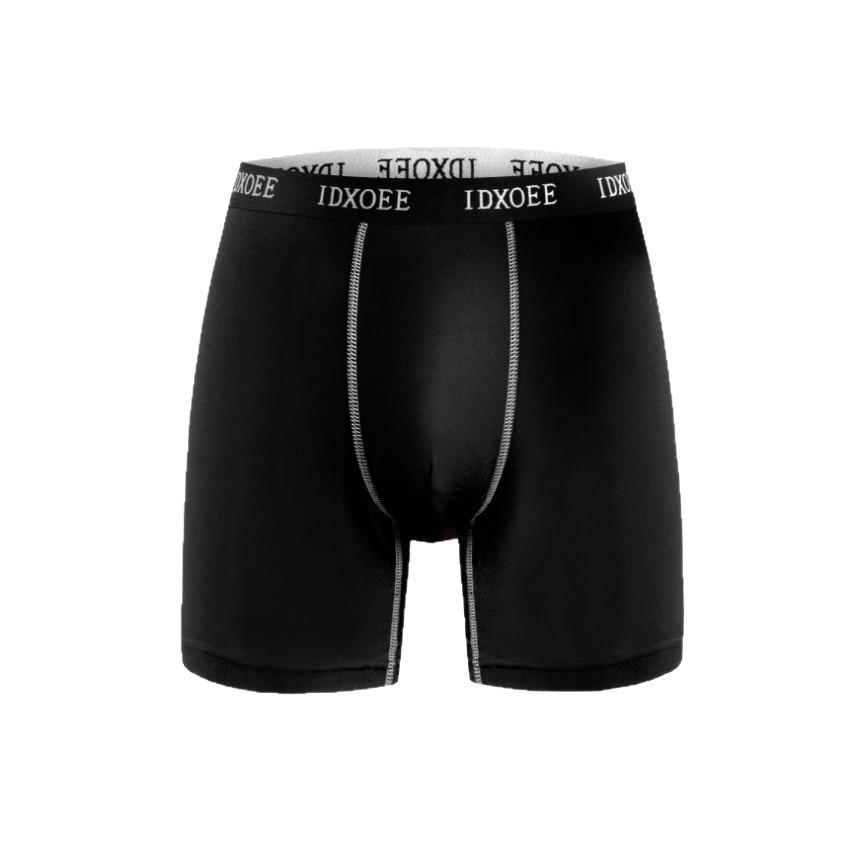 Shein Men's European/American Long Sport Boxer Briefs