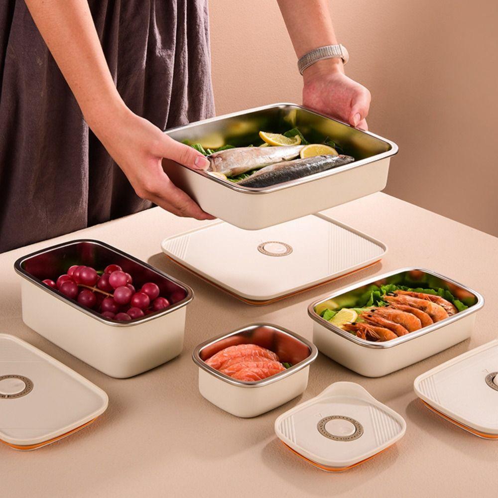 Leak-Proof Fresh-keeping Box Japanese-style Food Container Lunch Box Food Storage Box Seafood