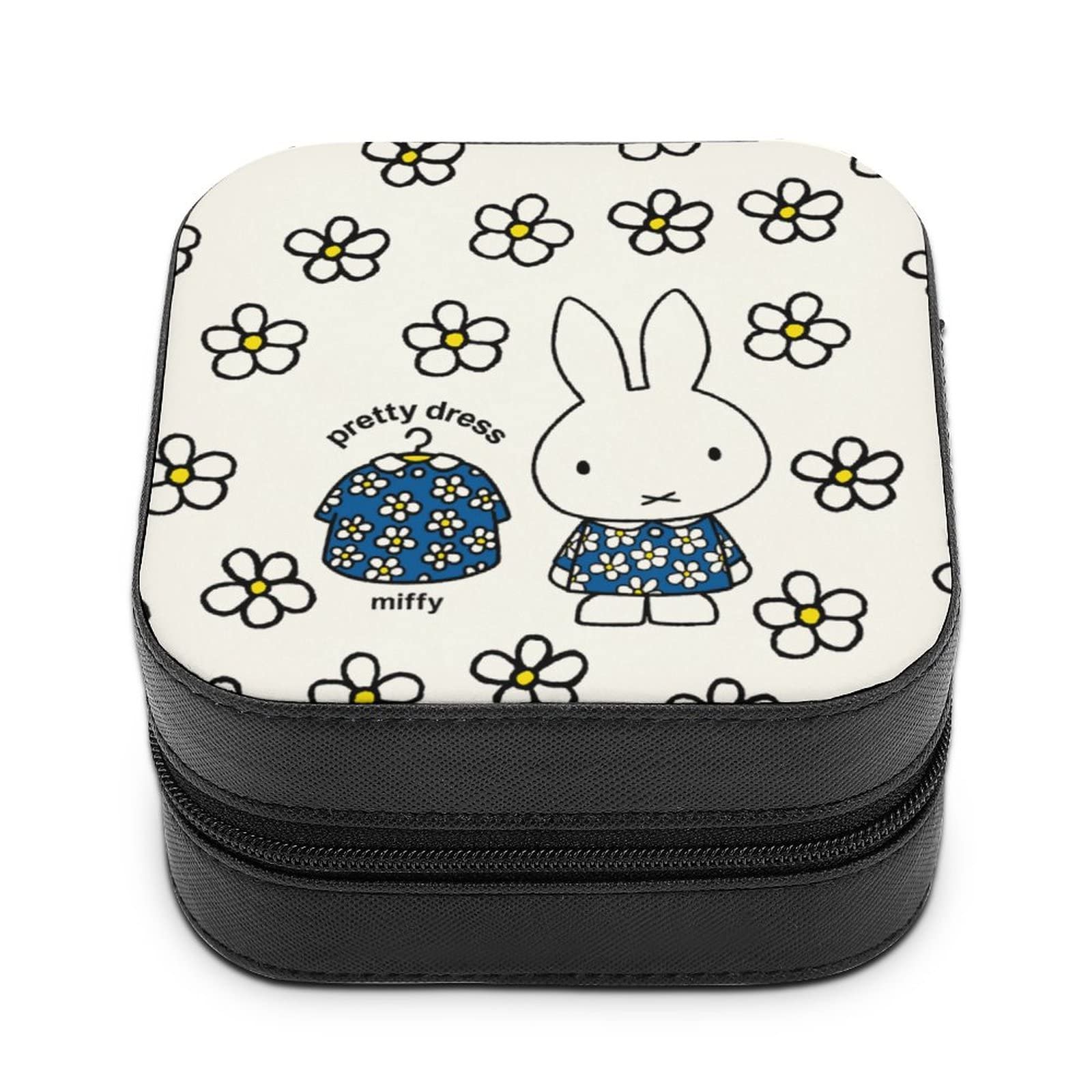 

Miffy Jewelry Accessory Storage Mini Leather Travel Carrying Pouch for Character Ring Small Item Popular Box, Case, Box, Case, Pouch, Portable,