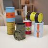 Creative Miniature Oil Drum Model Desktop Scene Iron Sheet Storage Mini Toy Trendy Plaything Desk Decoration Stationery Gift