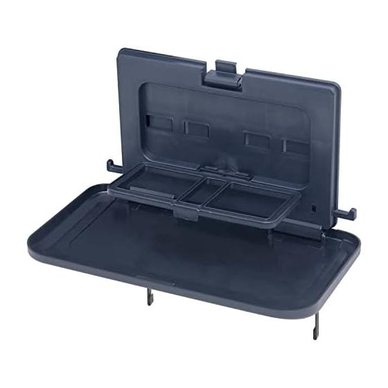 SEIWA Car Interior Supplies Rear Tray Big Wide Rear Tray 2 Black WA100 For Rear Seats