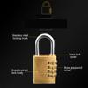 Combination Lock Security Padlock Travel Waterproof Wear-Resistant Drawer Hardware Courtyard Suitcase Cabinet Luggage