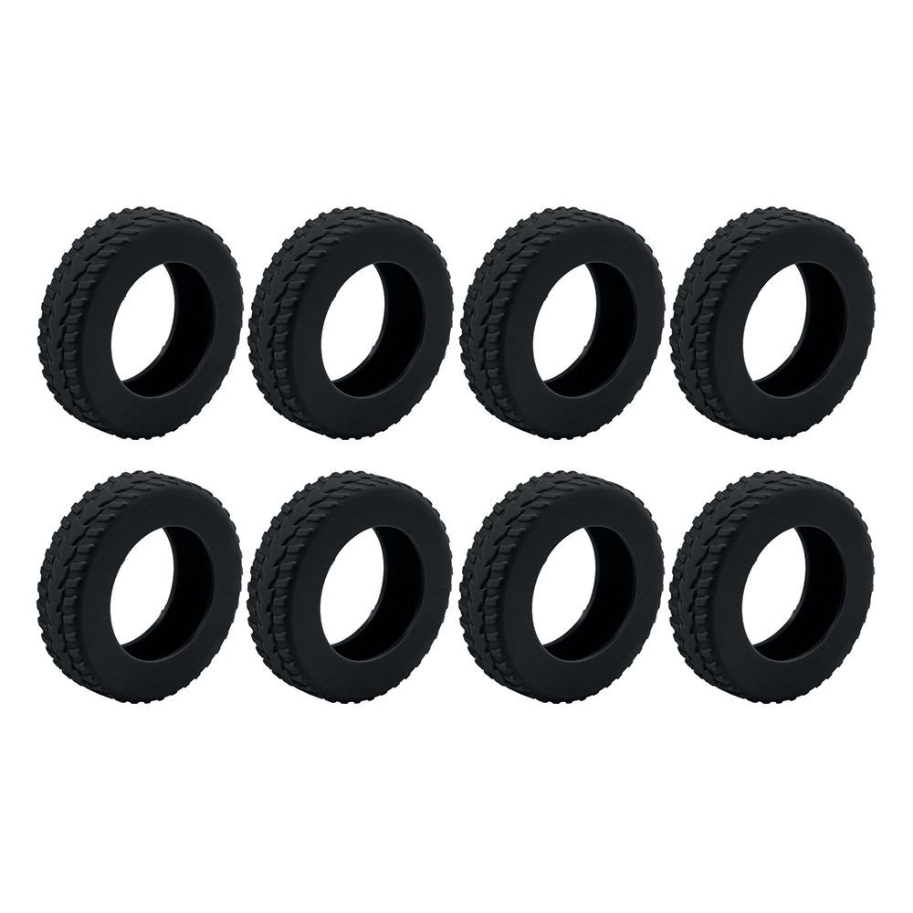 

8Pcs Suitcase Parts Travel Luggage Caster Shoes Silent Sound Reduce Noise Trolley Box Casters Cover Reduce Wheel Wear чёрный