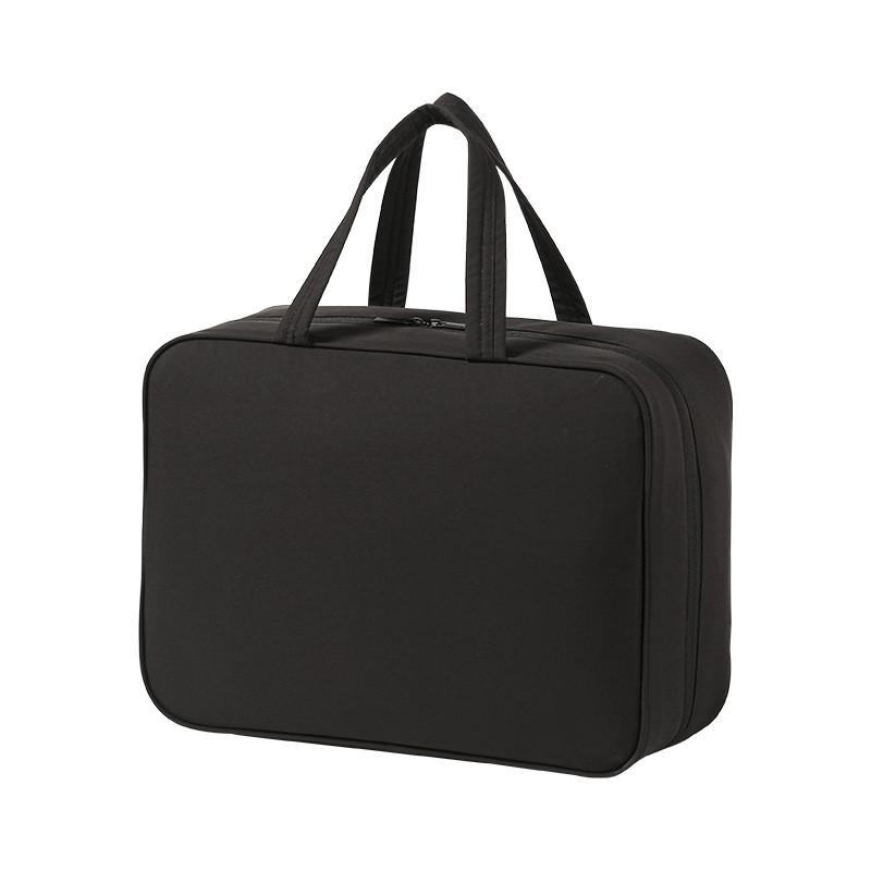 

Travel Storage Cube With Oxford Fabric For Casual Trips And Luggage Organization Rum Black