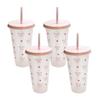 1/4/6Pcs  24oz/700ml With Lids Sippy Summer Sippy Cup Large Capacity Water Cup Drinking Kettle