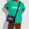 Coach Charter 24 Classic Logo Casual Heart Print Denim Shoulder Bag Camera Crossbody Bag Medium Unisex bags C3929-DEN