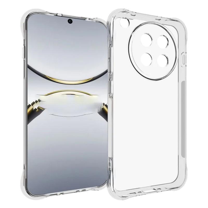 

Для Oppo Find X9 5G Прозрачный ТПУ чехол WANLONFENG TM Серия 2.0мм Задняя крышка телефона Transparent