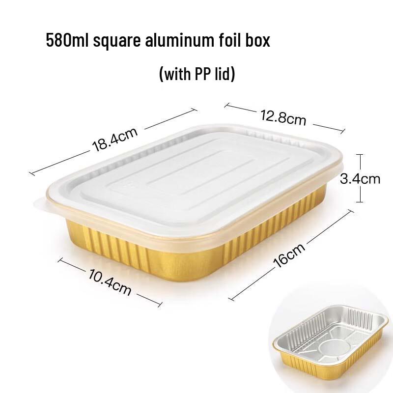 Shengbilai Disposable Aluminum Foil Meal Prep Containers