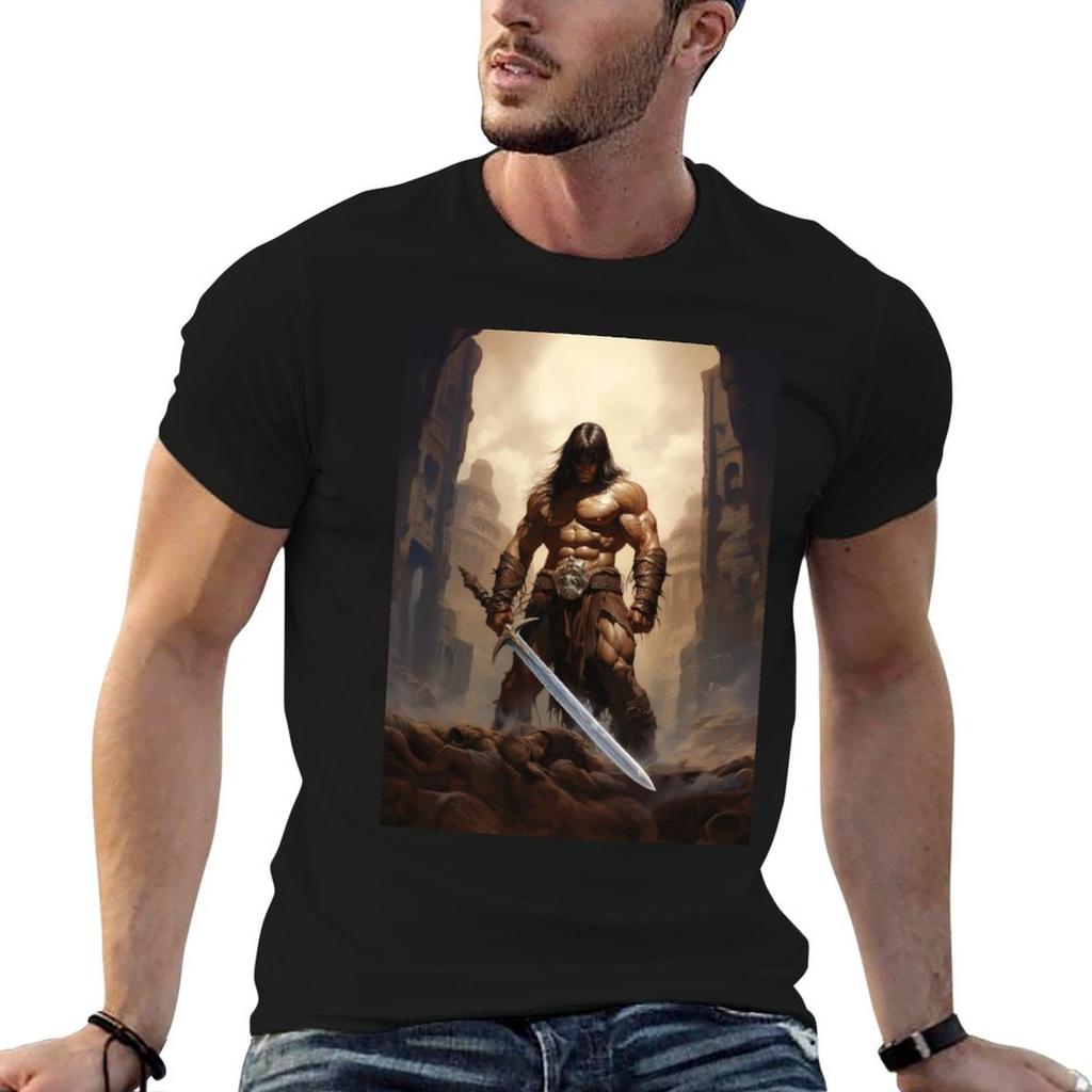 Conan The Barbarian T-Shirt t shirts for man pack cotton man t shirts graphic man graphic t shi