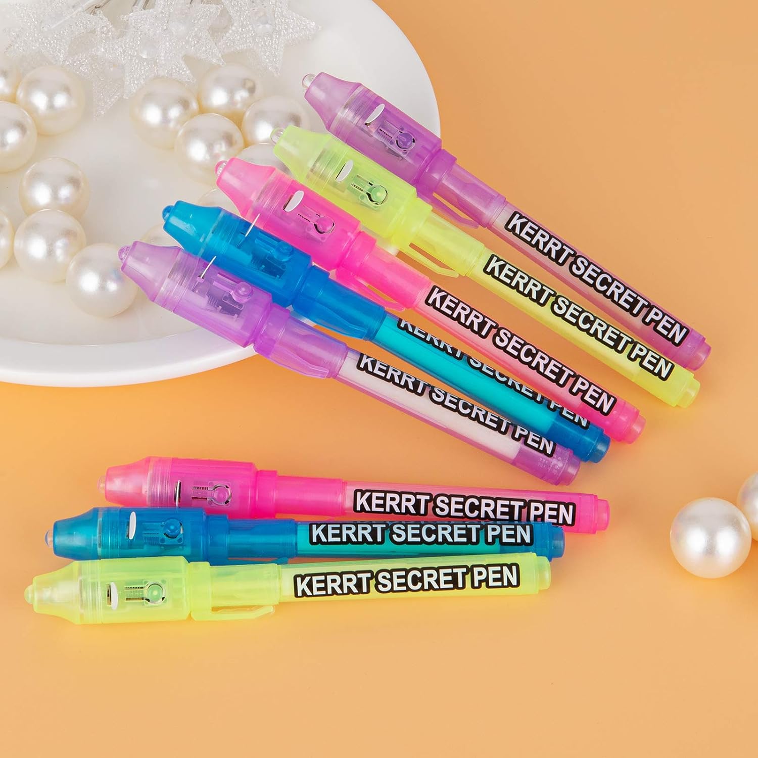 Invisible Ink Pen with UV Light Secret Message Pen Spy Pens Magic Invisible Markers Classroom Gifts for Students, Party Favors for Kids 8-12, Goodie