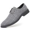 Men's Plaid Canvas Lace-Up Casual Shoes Classic Fashion Sneakers.