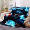Custom Name "Captain America: Thunderous Hero" blanket for Couch & Bed, Plush Cozy Fuzzy Blanket Super Soft & Warm Blankets for Fall and Winter. 09082