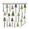 Green Forest and Branches Wallpaper for Living Room and Bedroom 50x1000