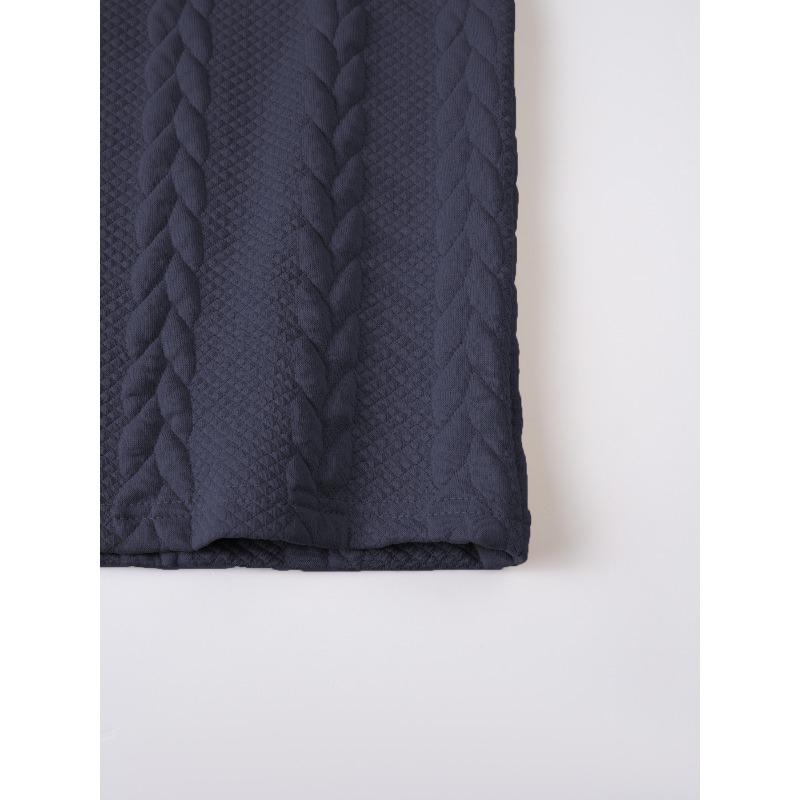 Men's Jacquard Textured Pocket Short Sleeve T-Shirt.