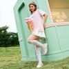 Fila Original Colorful Fashion Simple Classic Retro Big Logo Sports Trendy Casual Versatile Comfortable Loose Short Sleeve T-Shirt F51U619102FPK