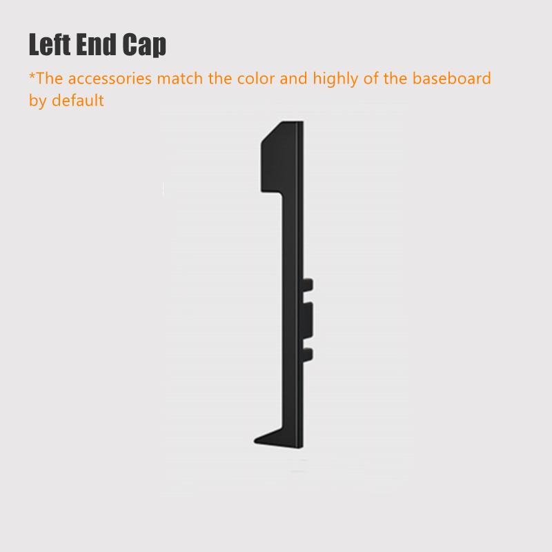 H60/80mm Thin LED Skirting Line Simple Aluminium Profile Floor Baseboard Strip Light Metal Wall Skirting Corner Linear Lamp