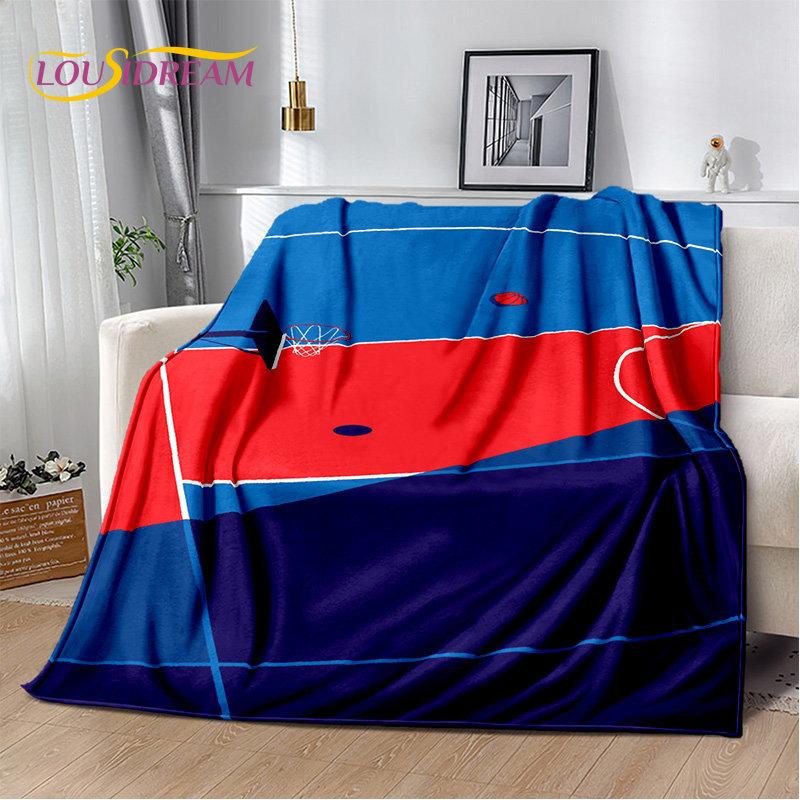 Basketball Art Cartoon Soft Plush Blanket,Flannel Blanket Throw Blanket for Living Room Bedroom Bed Sofa Picnic Cover Bettdecke
