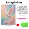 Shiny Pearl Elegant Phoenix Bird DIY Painting Creative Bead Art Craft Household Wall Decoration Nice Present For Art Hobbyists Home Decor
