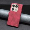 Mi11Lite Geometric Phone Protect Case on For Xiaomi 11 Lite 5G NE Leather Wallet Case for Xiaomi Mi 11 Lite Magnetic Cover Funda