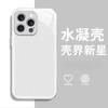 Epoxy glitter mobile phone case couple photo DIY personalized picture enterprise LOGO factory