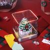 3D-Kalender 2026 mit Lichtern Schreibtisch-Zeitmesser Kalender 2026 Abreiß-3D-Papierkunst Notizbuch für Weihnachten Geburtstag Jahrestage