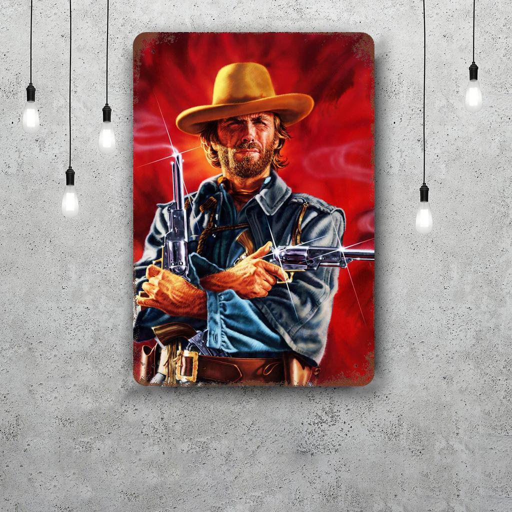 outlaw josey wales Metal Signs wall decor Vintage Tin Signs Captain Metal Poster Decor for Bar Pub Club Wall Decoration