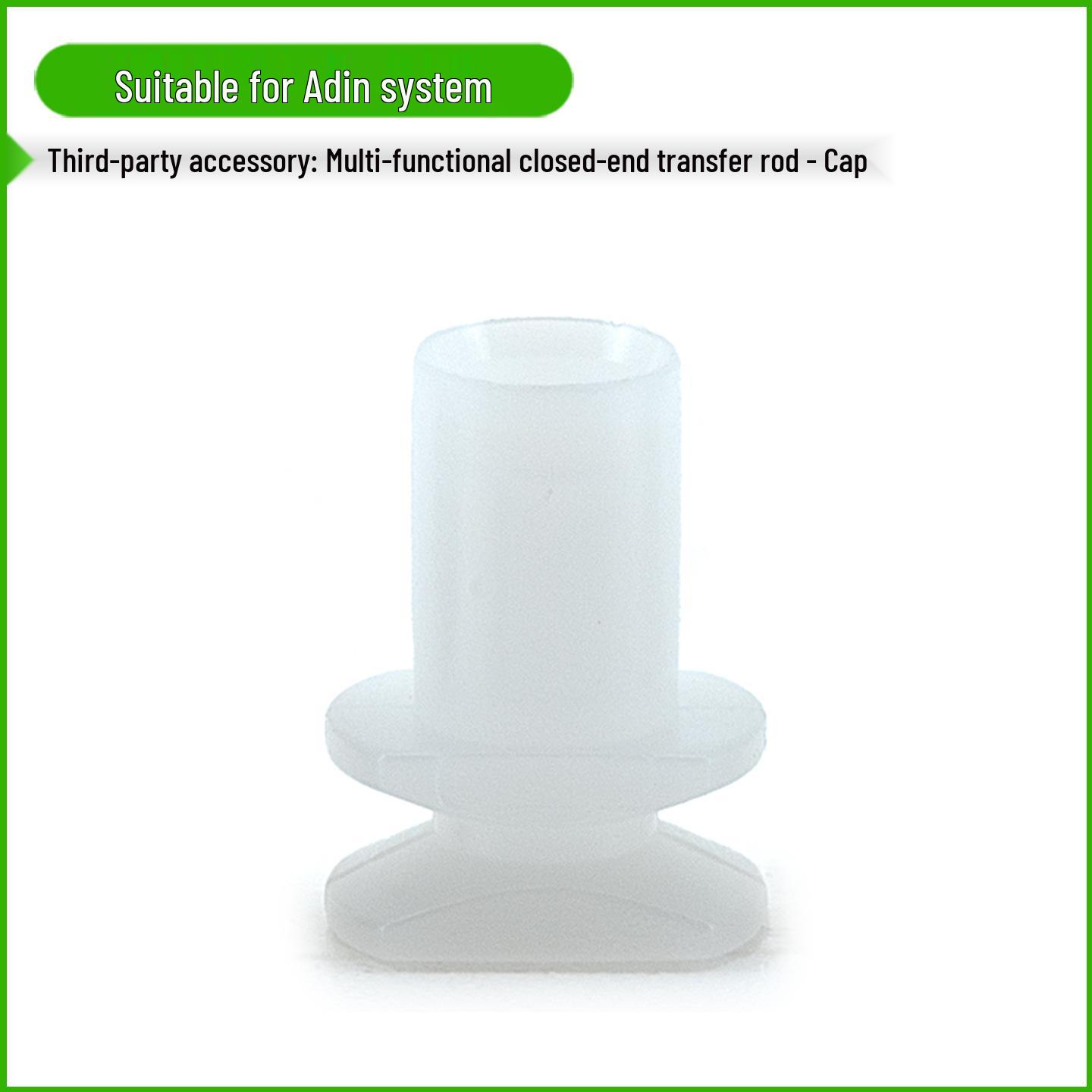 Adin Composite Closed-End Transfer Post Implant Tray Cap Replacement Titanium Base