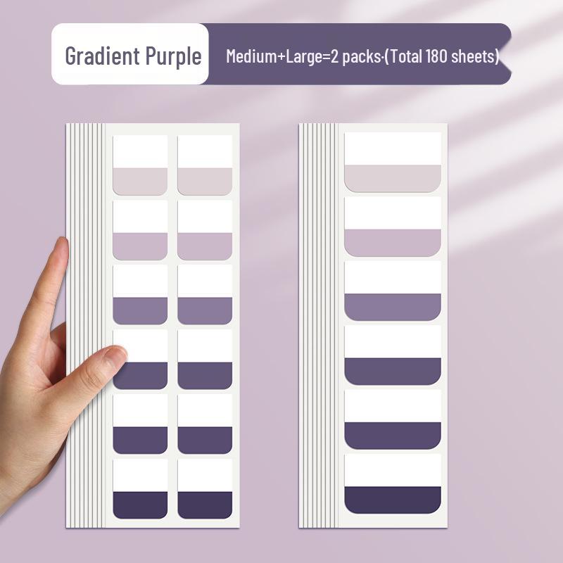 Morandi Writable Label Stickers: Post-it Notes Memo Pads