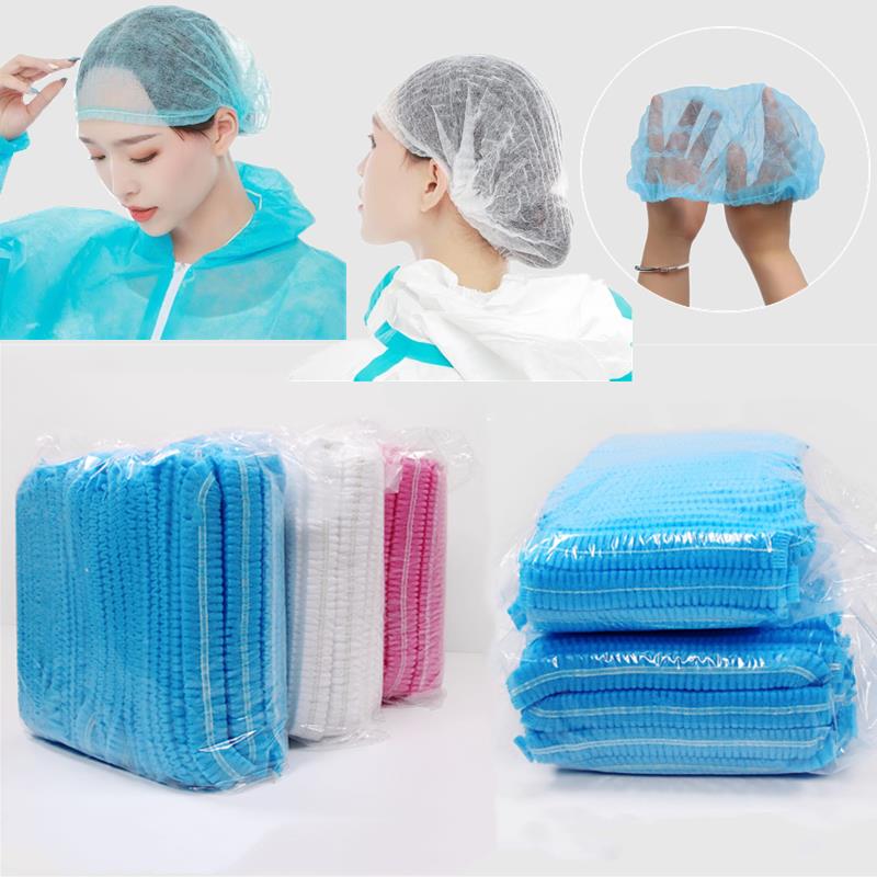 100PCS Microblading Accessories Disposable Hair Net Caps Sterile Hat for Permanent Makeup Eyebrow Tattoo Professional Single Use