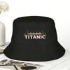Titanic Ship Bucket Hat Hawaii FisherUnisex Caps Personality Hunting Sun Hats For Unisex Women Retro Pattern Cap