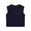 Ralph Lauren Baby Boys Cable Knit Cotton Sweater Vest Cwposwei6820237410