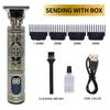 New Hair Clipper Washing Carving T9 Hair Clipper Oil Head Electric Hair Clipper Shaving Electric Hair Clipper Light Head Digital Display Household