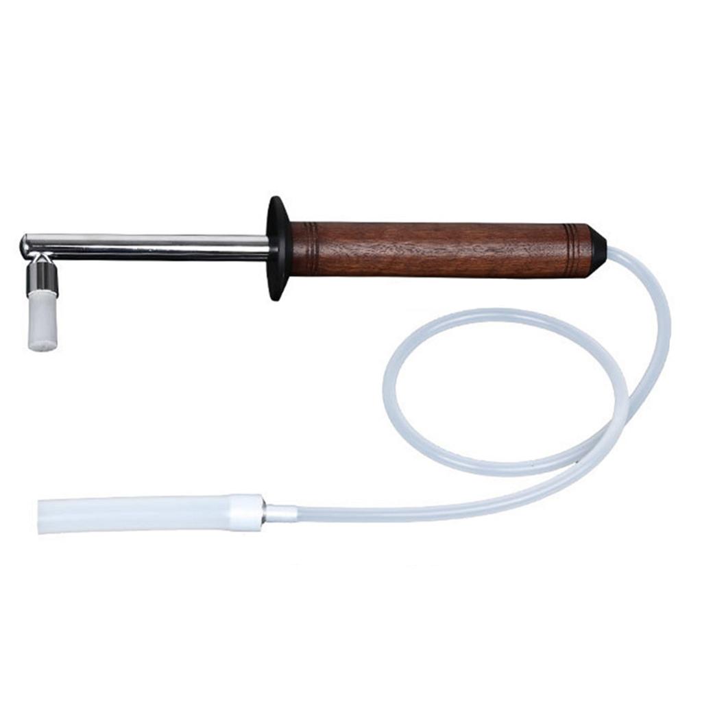Anti-Scald Wood Handle Cleaning Brush Replacement Coffee Machine Steam Cleaning Brush Coffee Machine Cleaning Tool